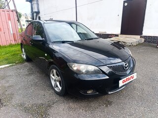 2007 Mazda 3 I (BK) Рестайлинг, чёрный, 600000 рублей, вид 2
