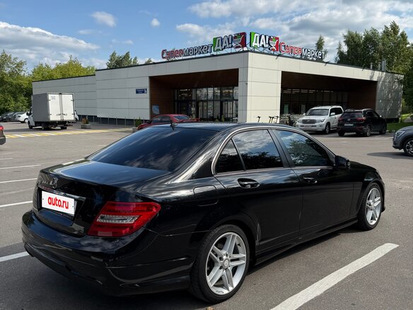 2012 Mercedes-Benz C-Класс 180 III (W204) Рестайлинг, чёрный - вид 6
