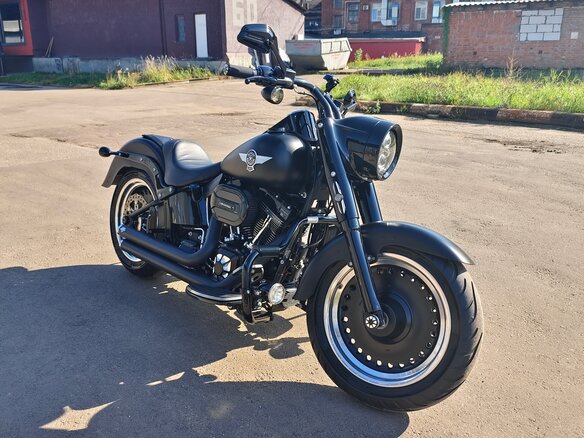 2016 Harley-Davidson Fat Boy, чёрный, 2250000 рублей - вид 10