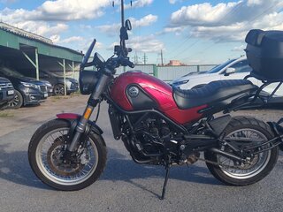 2023 Benelli Leoncino 500 Trail, красный, 460000 рублей, вид 1