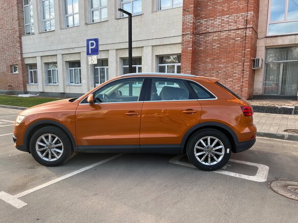 2012 Audi Q3 I (8U), оранжевый, 1750000 рублей - вид 8