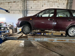 2011 Lada (ВАЗ) Kalina I, пурпурный, 80000 рублей, вид 5
