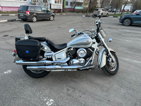 2009 Yamaha XVS1100, белый, 685000 рублей, вид 3