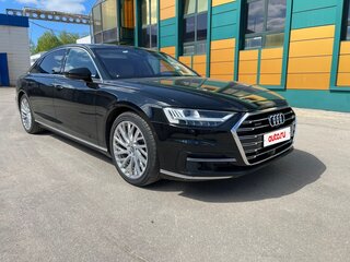 2019 Audi A8 Long 55 TFSI IV (D5), чёрный, 5300000 рублей, вид 2