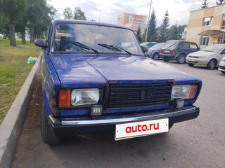 2001 Lada (ВАЗ) 2107, голубой, 75000 рублей, вид 1