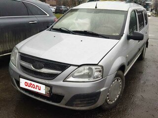 2014 Lada (ВАЗ) Largus I, серебристый, 720000 рублей, вид 1