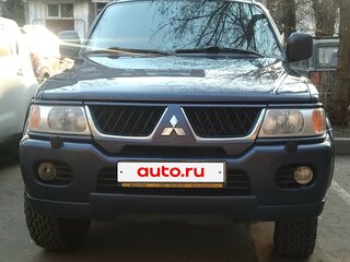 2006 Mitsubishi Pajero Sport I Рестайлинг, синий, 1100000 рублей, вид 2