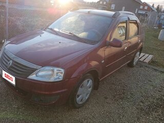 2011 Renault Logan I Рестайлинг, красный, 275000 рублей, вид 2