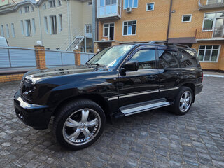 2007 Toyota Land Cruiser 100 Series Рестайлинг 2, чёрный, 3200000 рублей, вид 3