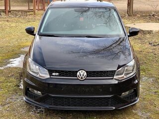 2017 Volkswagen Polo V Рестайлинг, чёрный, 1000000 рублей, вид 3