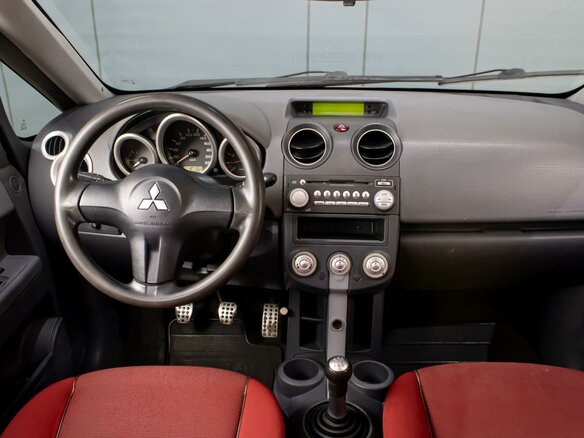 2008 Mitsubishi Colt VI (Z20/Z30), красный - вид 11