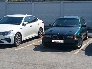 1991 BMW 3 серии 316i III (E36), зелёный, 290000 рублей, вид 3
