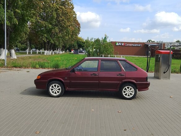 2005 Lada (ВАЗ) 2114, красный - вид 2