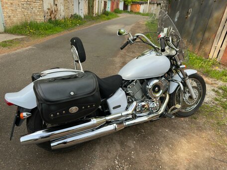 2006 Yamaha XVS1100, белый, 590000 рублей, вид 4