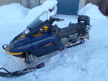 2001 Ski-Doo Grand Touring Limited, синий, 480000 рублей, вид 2