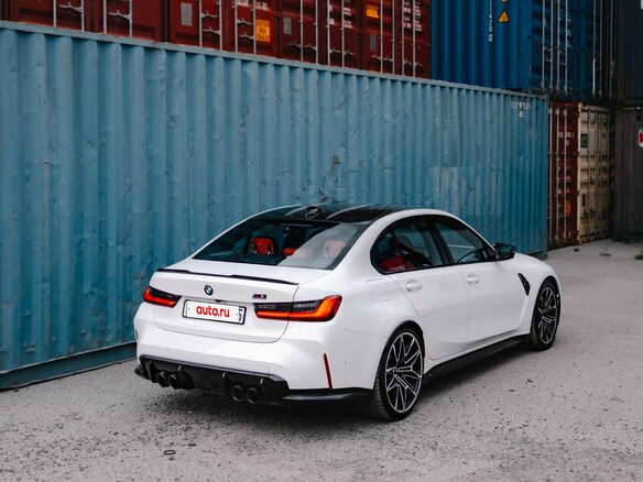 2021 BMW M3 Competition Package VI (G80), белый, 6669836 рублей - вид 7