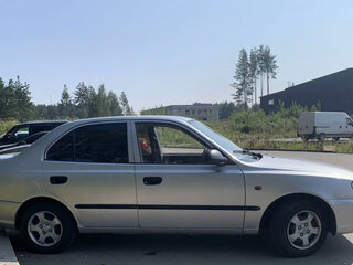 2007 Hyundai Accent ТагАЗ II, серебристый, 355000 рублей, вид 4