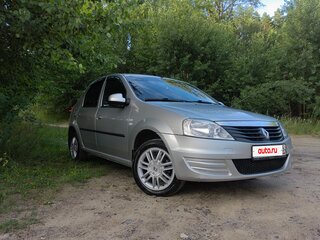 2013 Renault Logan I Рестайлинг, серый, 630000 рублей, вид 5