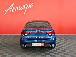 2021 Kia Rio IV Рестайлинг, синий, 1445000 рублей, вид 4