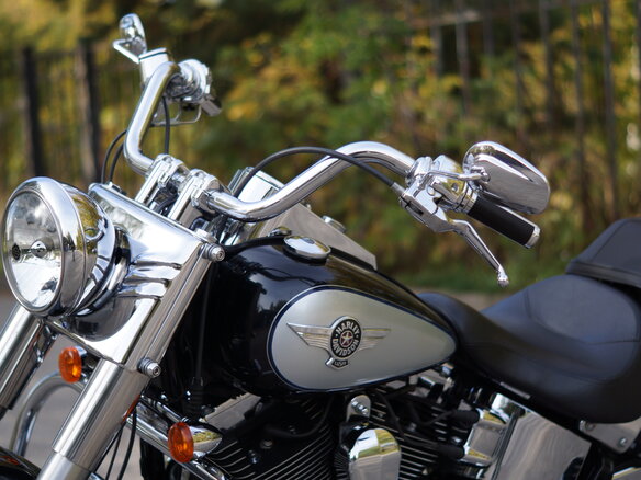 2012 Harley-Davidson Fat Boy, чёрный - вид 11