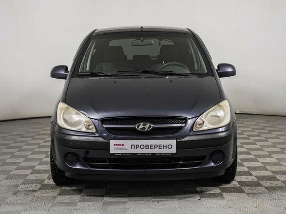 2007 Hyundai Getz I Рестайлинг, серый - вид 1