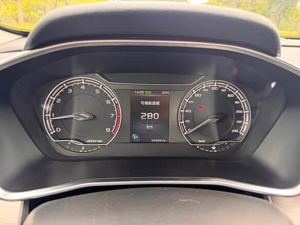 2021 Geely Binyue I Рестайлинг, белый - вид 8
