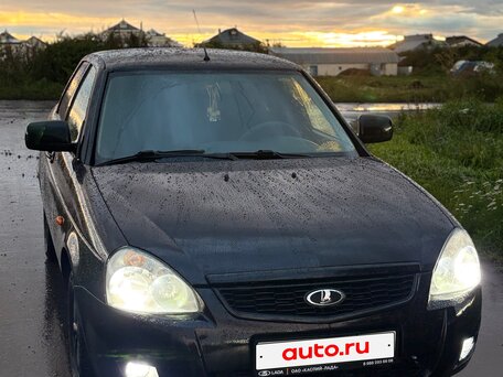 2018 Lada (ВАЗ) Priora I Рестайлинг, чёрный, 600000 рублей, вид 2