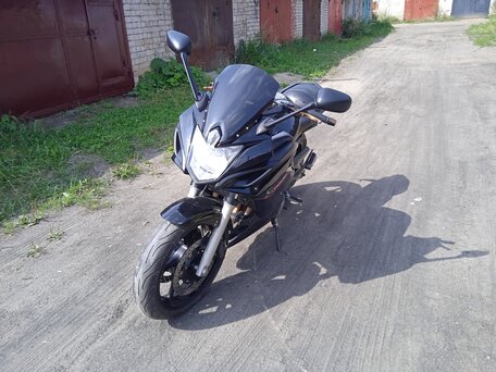 2009 Yamaha FZ6, чёрный, 360000 рублей, вид 2