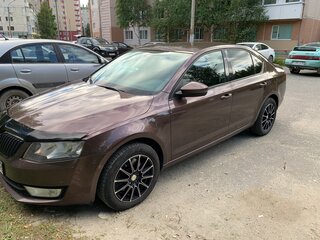 2014 Skoda Octavia III (A7), коричневый, 1250000 рублей, вид 1
