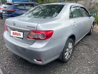 2010 Toyota Corolla X (E140, E150) Рестайлинг, серебристый, 666859 рублей, вид 4