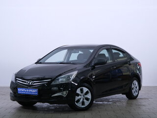 2016 Hyundai Solaris I Рестайлинг, чёрный, 999000 рублей, вид 3