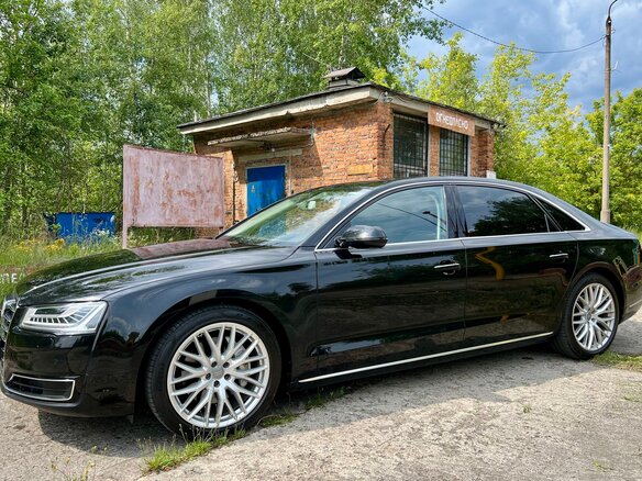 2016 Audi A8 Long III (D4) Рестайлинг, чёрный, 3100000 рублей - вид 6