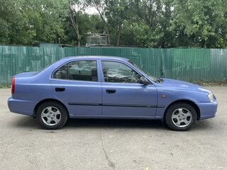2004 Hyundai Accent ТагАЗ II, синий, 340000 рублей, вид 4