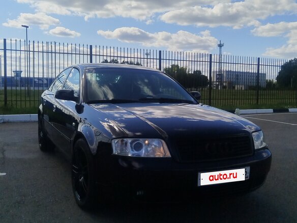 2002 Audi A6 II (C5) Рестайлинг, чёрный