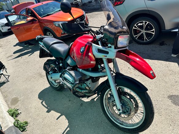 1994 BMW R 1100 GS, красный, 370000 рублей - вид 9