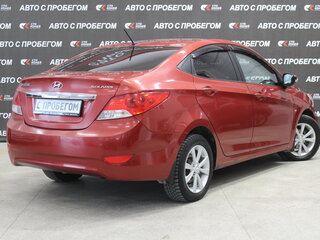 2012 Hyundai Solaris I, красный, 698000 рублей, вид 3