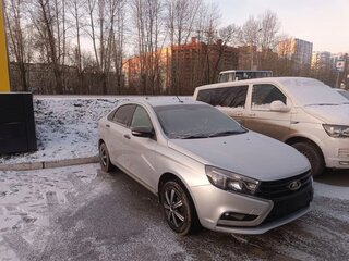 2017 Lada (ВАЗ) Vesta I, серебристый, 800000 рублей, вид 3