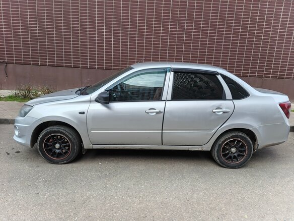 2012 Lada (ВАЗ) Granta I, серебристый, 360000 рублей - вид 5