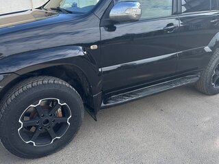 2004 Toyota Land Cruiser Prado 120 Series, чёрный, 1400000 рублей, вид 4