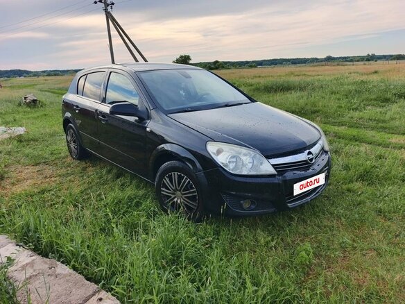 2008 Opel Astra 5-speed H Рестайлинг, чёрный, 360000 рублей - вид 2