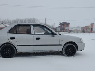 2003 Hyundai Accent ТагАЗ II, серебристый, 200000 рублей, вид 3