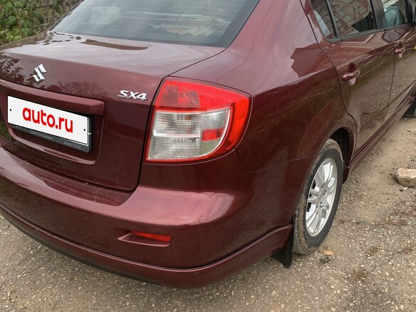 2008 Suzuki SX4 I (Classic), красный - вид 2