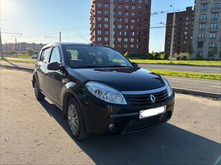 2014 Renault Sandero I, чёрный, 590000 рублей, вид 2