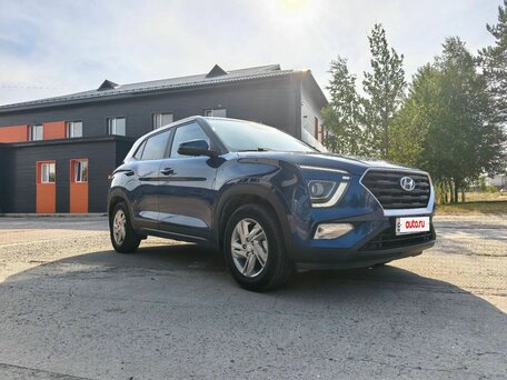 2021 Hyundai Creta II, синий, 2100000 рублей, вид 4