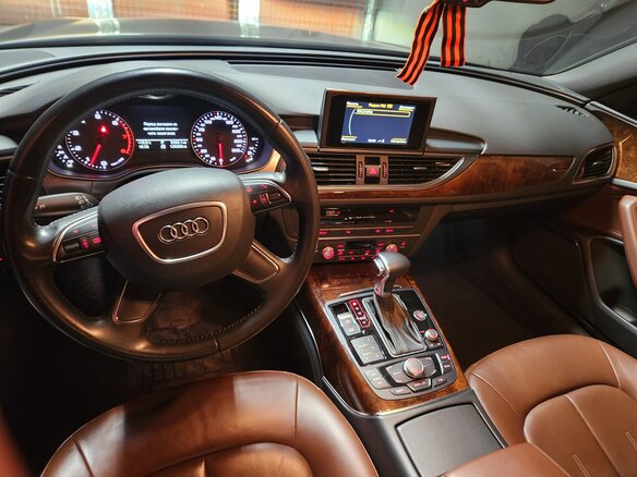 2014 Audi A6 IV (C7), чёрный, 2050000 рублей - вид 10