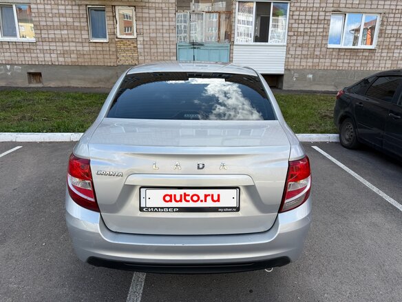 2019 Lada (ВАЗ) Granta I Рестайлинг, серебристый, 490000 рублей - вид 2