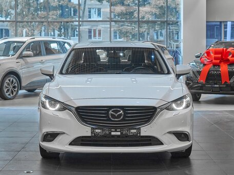 2015 Mazda 6 III (GJ) Рестайлинг, белый, 1499000 рублей, вид 2