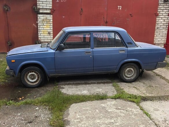 2007 Lada (ВАЗ) 2107, синий, 201000 рублей - вид 3