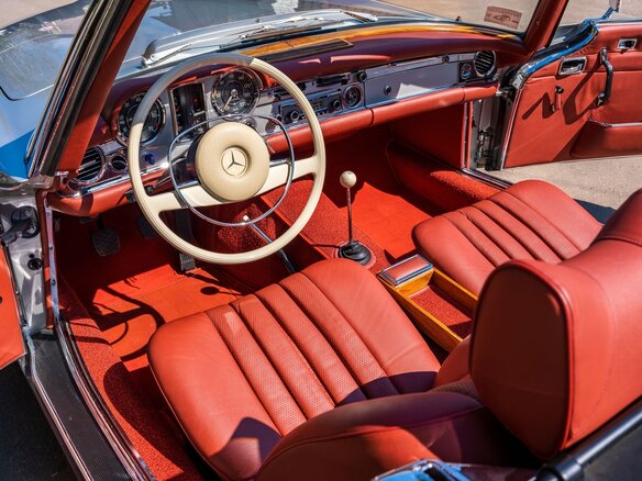 1968 Mercedes-Benz SL-Класс 280 5-speed II (W113), серый, 15500000 рублей - вид 17