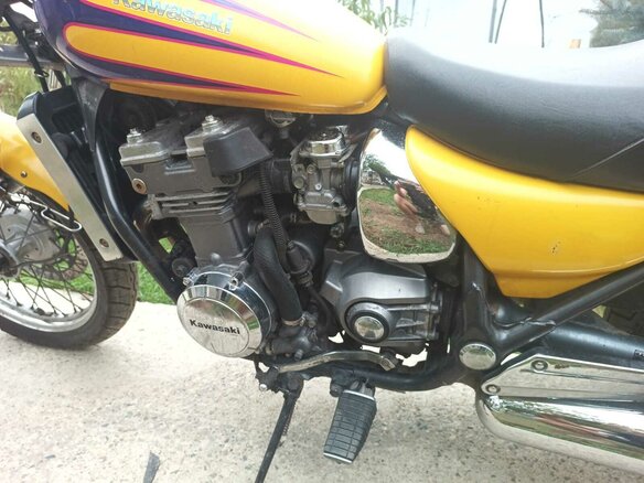 1993 Kawasaki ZL400 Eliminator, жёлтый, 220000 рублей - вид 9